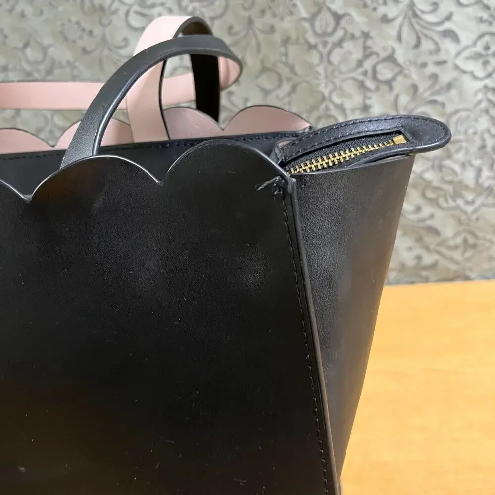 Kate spade Tote Bag 2WAY Leather Black & Pink